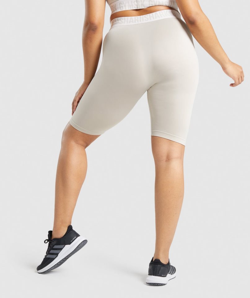 Szorty Gymshark Fit Seamless Cycling Damskie Głęboka Szare | PL 450PYV